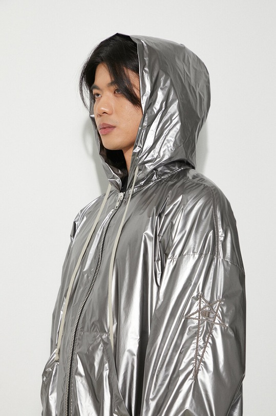 Rick Owens jacket x Champion Jumbo Jason CM01D0464 silver