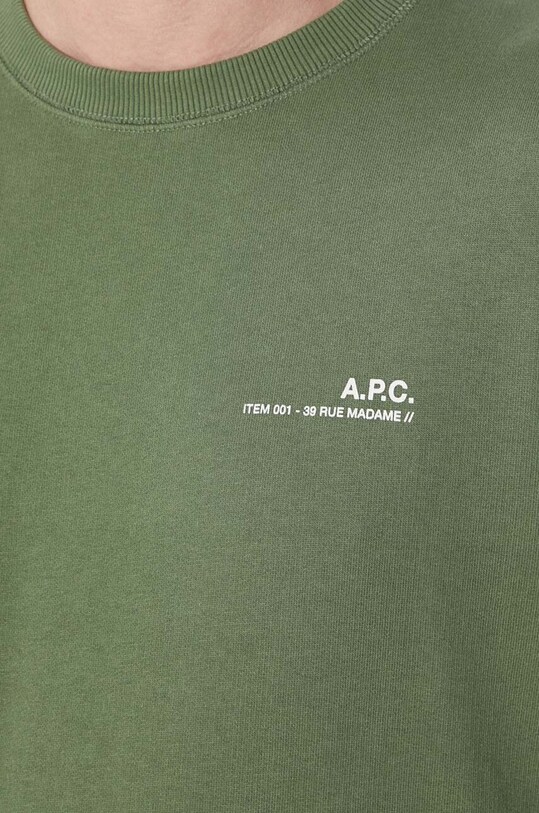 Хлопковая кофта A.P.C. sweat item COFBQ.H27608.KAE