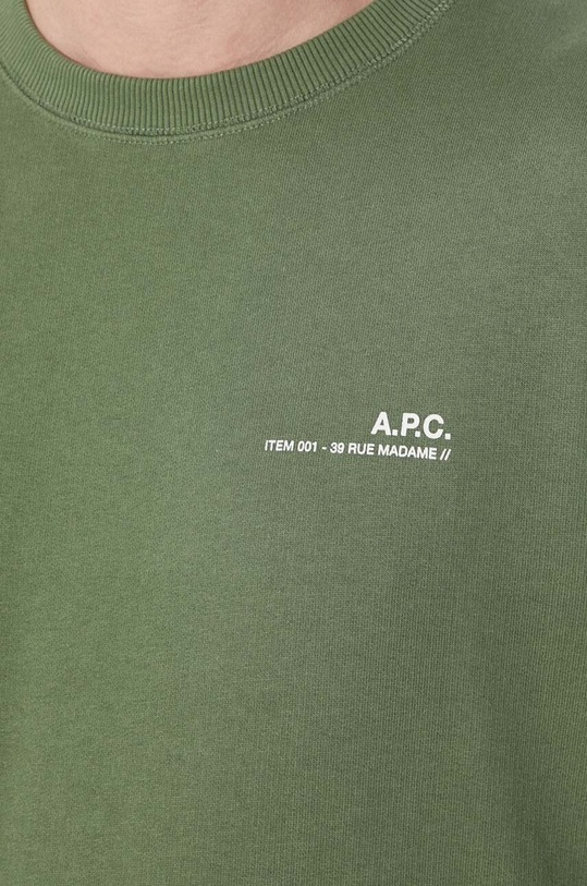 Памучен суичър A.P.C. sweat item COFBQ.H27608.KAE