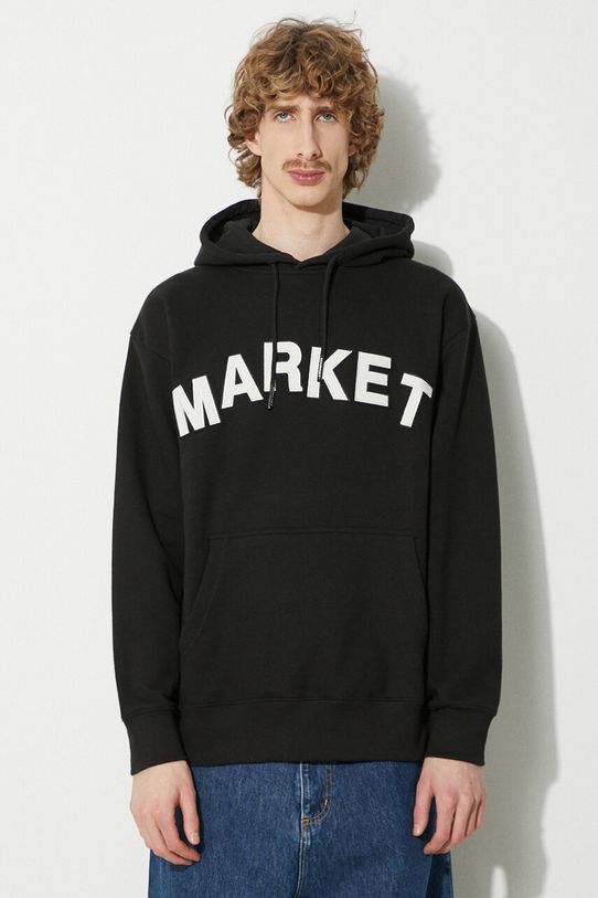 Market hanorac de bumbac Community Garden Hoodie bumbac negru 397000580