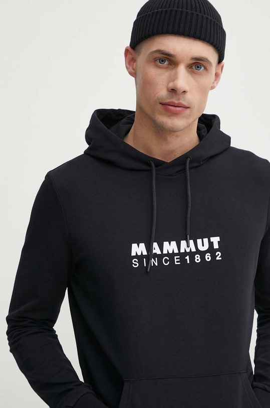 Mammut bluza dresowa z kapturem czarny 1014.04671
