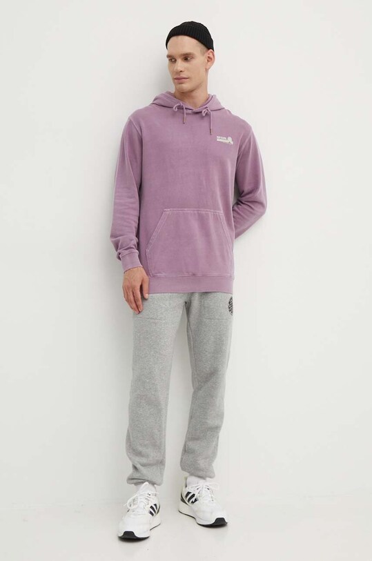 Pamučna dukserica Rip Curl 04EMFL ljubičasta SS24