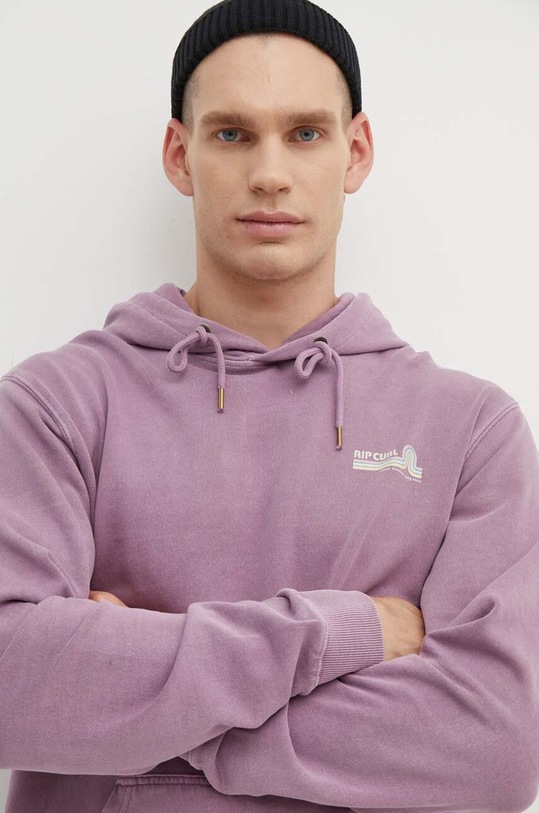 Bavlněná mikina Rip Curl fialová 04EMFL