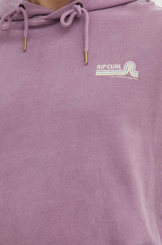 Pamučna dukserica Rip Curl 04EMFL ljubičasta