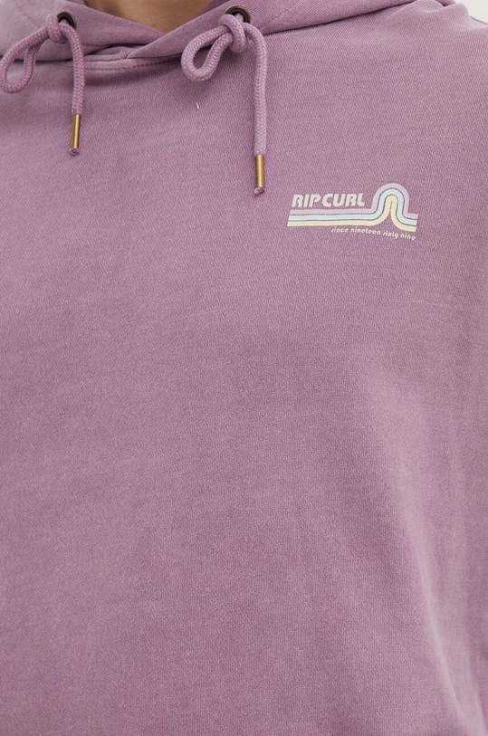 Bavlněná mikina Rip Curl 04EMFL fialová