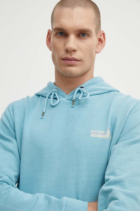 Бавовняна кофта Rip Curl блакитний 04EMFL