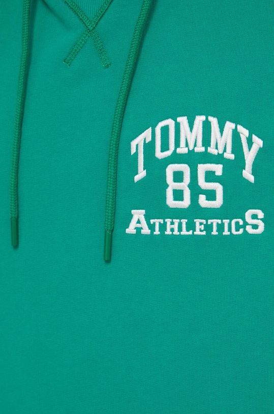 Bavlněná mikina Tommy Jeans Archive Games zelená DM0DM19544