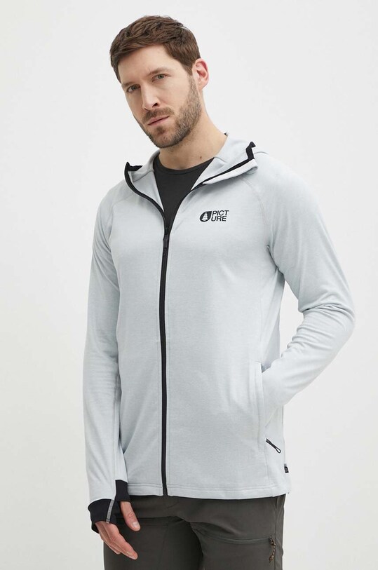 Picture bluza sportowa Shari z kapturem szary SMT132