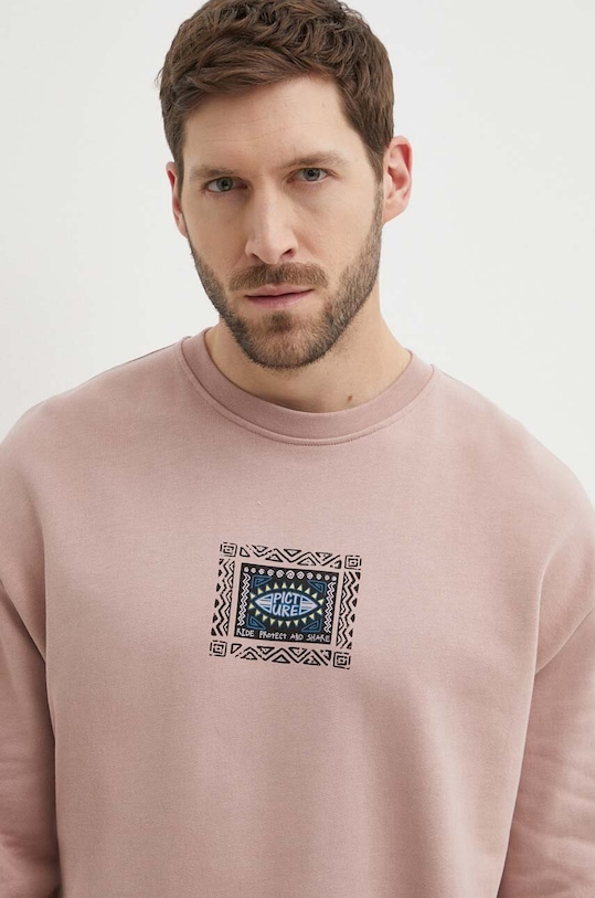 Oblečení Bavlněná mikina Picture Paipo MSW440 růžová