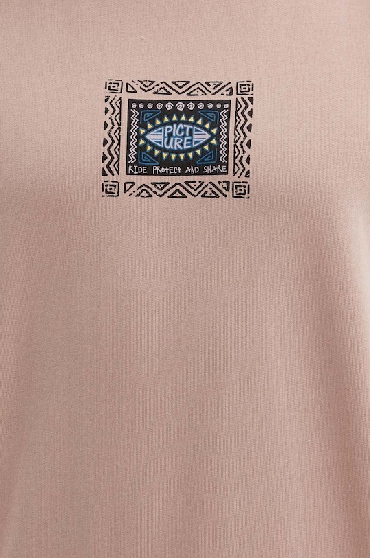 Bavlněná mikina Picture Paipo růžová MSW440