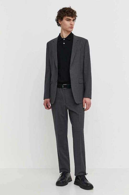 Polo tričko Theory N0186706 černá SS24