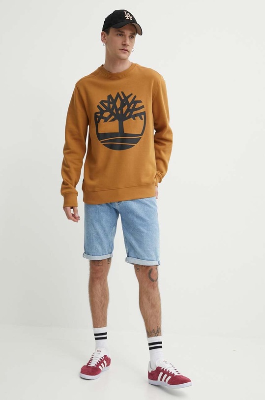 Суичър Timberland TB0A2BJ8P571 кафяв SS24