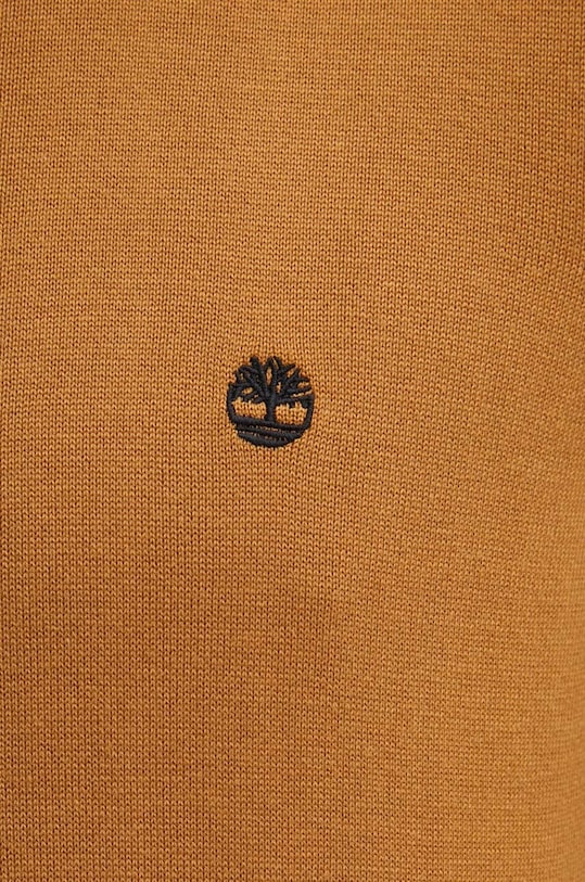Βαμβακερό πουλόβερ Timberland TB0A2BMMP471 πορτοκαλί