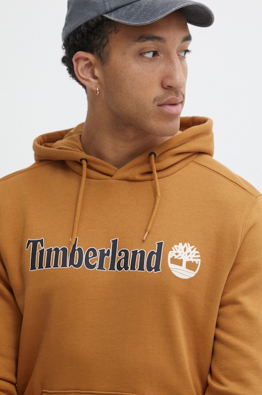 Timberland bluza z kapturem brązowy TB0A5UKKP471