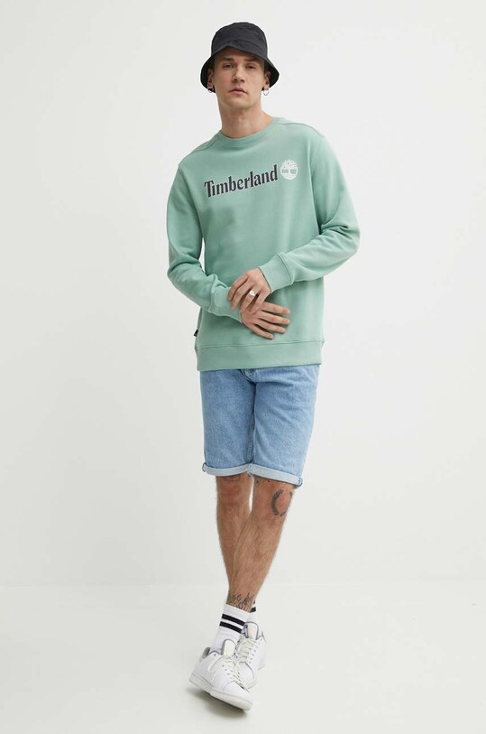 Timberland bluza TB0A5UJYEW01 turkusowy SS24