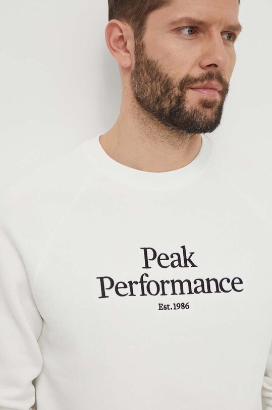 Mikina Peak Performance biela G79593