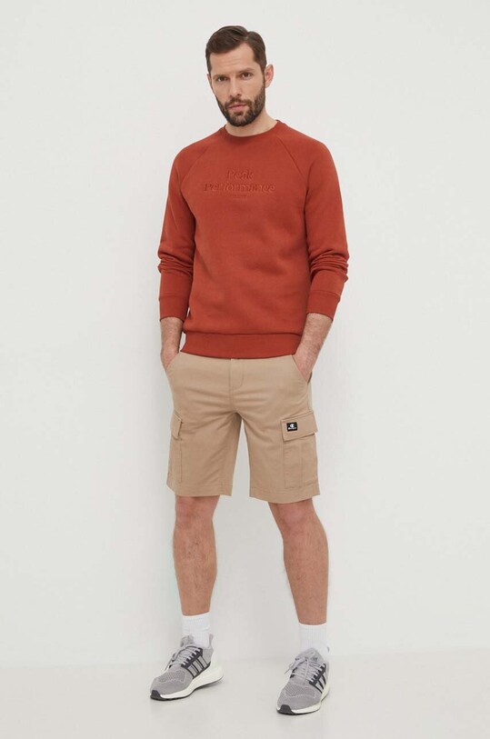 Peak Performance bluza G79593 brązowy SS24