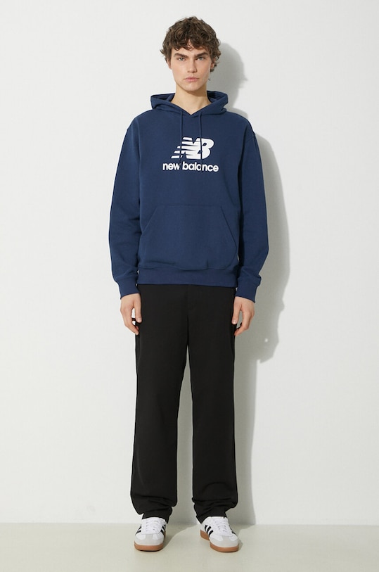 New Balance sweatshirt Sport Essentials MT41501NNY navy SS24