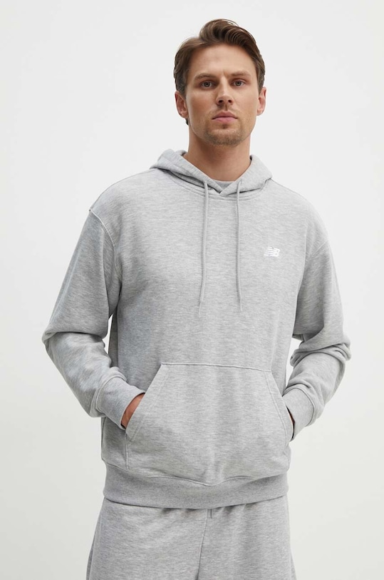 Суичър New Balance Sport Essentials меланж сив MT41508AG