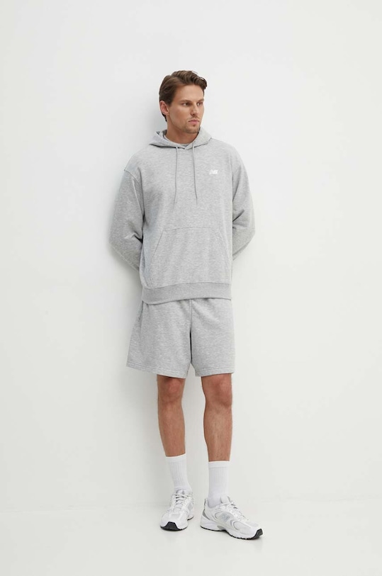 Суичър New Balance Sport Essentials MT41508AG сив AW24