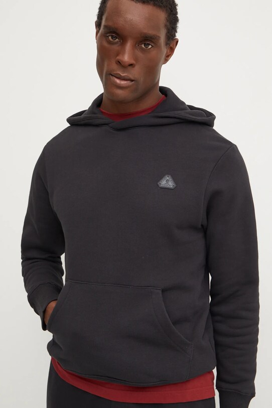 Бавовняна кофта Reebok Classic Basketball з капюшоном чорний 100075817