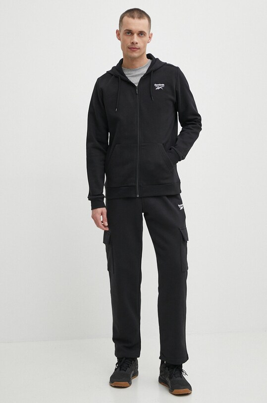 Reebok bluza Identity 100202857 negru AW24