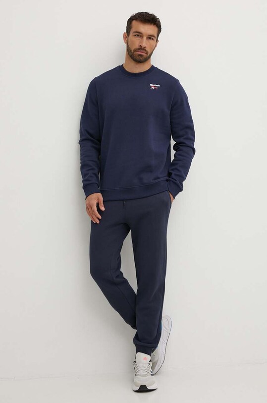 Reebok bluza Identity 100202867 bleumarin AW24