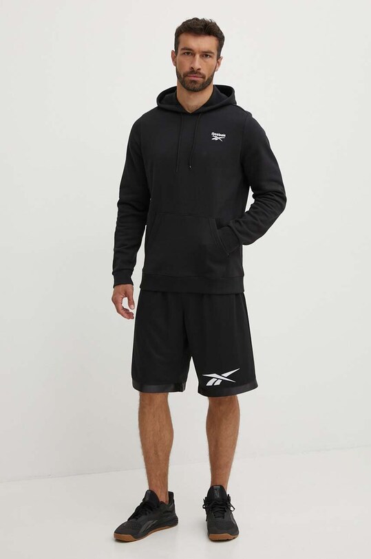 Reebok bluza Identity 100202869 negru AW24