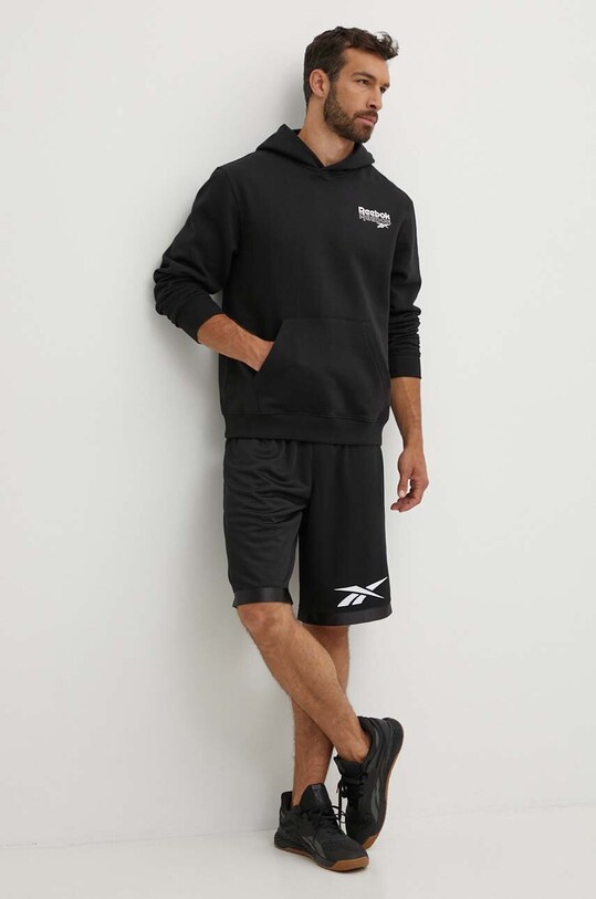 Reebok bluza Brand Proud 100076385 negru SS24