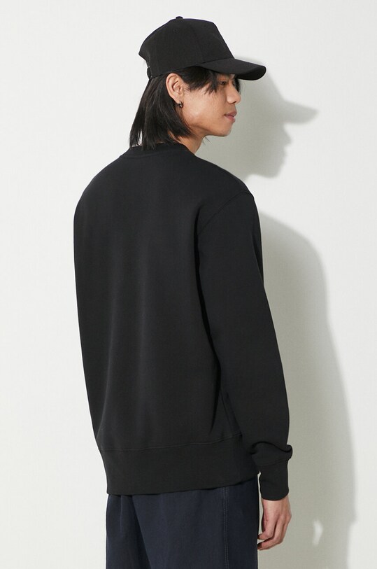 Îmbrăcăminte Norse Projects hanorac de bumbac Arne Relaxed Organic Logo N20.1302.9999 negru