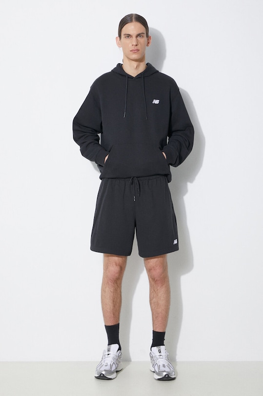 New Balance sweatshirt Small Logo French MT41508BK black AW24