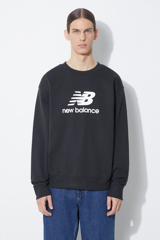 New Balance bluza Stacked Logo French