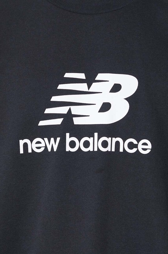 New Balance bluza Stacked Logo French MT41500BK