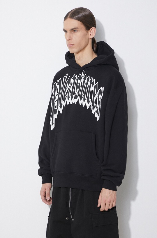 Odzież PLEASURES bluza Twitch Hoodie P24SP027.BLACK czarny