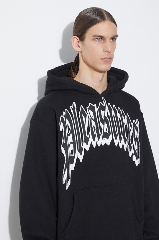 PLEASURES bluza Twitch Hoodie czarny P24SP027.BLACK