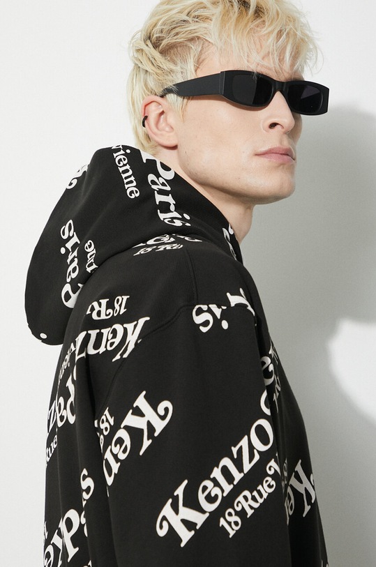 Kenzo hanorac de bumbac by Verdy FE58SW0074MG.99J negru