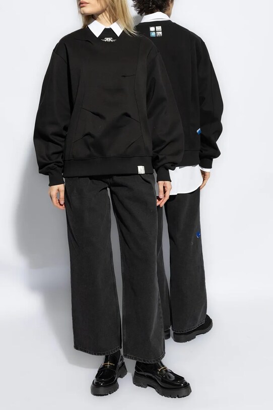 Odzież Ader Error bluza Sweatshirt BN01SSSW0103 czarny