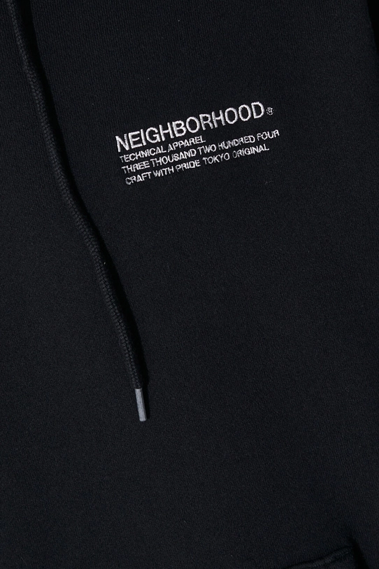 NEIGHBORHOOD felpa in cotone Plain Sweat Parka 241FPNH.CSM02