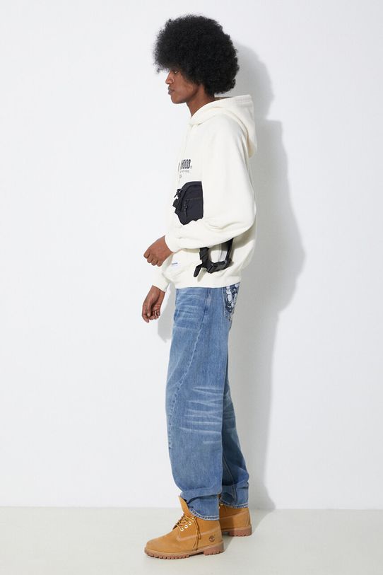 Βαμβακερή μπλούζα NEIGHBORHOOD Classic 241FPNH.CSM04 μπεζ SS24