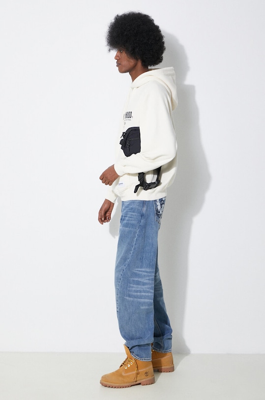 Bavlnená mikina NEIGHBORHOOD Classic 241FPNH.CSM04 béžová SS24