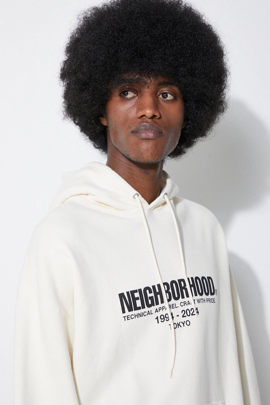 NEIGHBORHOOD cotton sweatshirt Classic 241FPNH.CSM04 beige