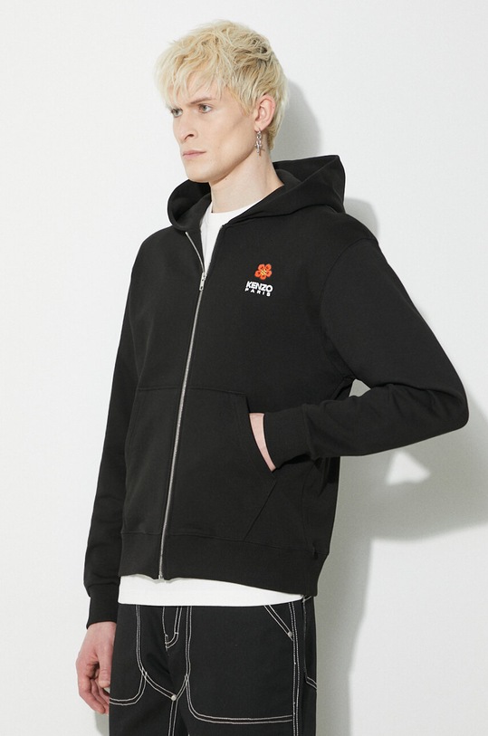 Kenzo cotton sweatshirt Boke Flower black FD55SW4424MF.99J
