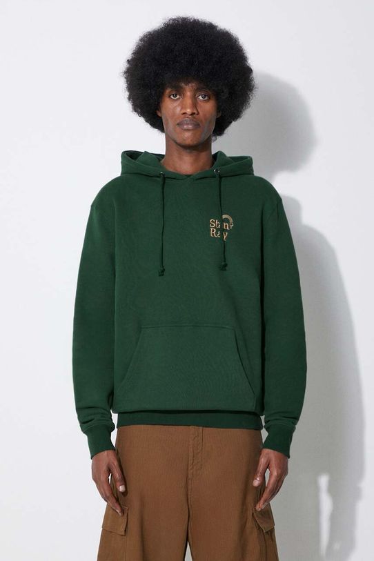 Хлопковая кофта Stan Ray Ray-Bow Hood хлопок зелёный SS2405213
