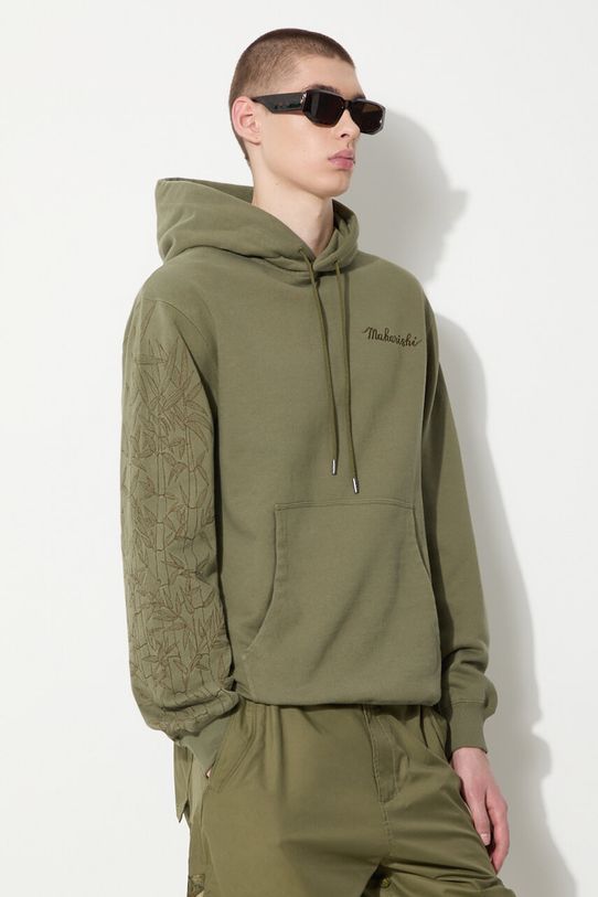 Bavlněná mikina Maharishi Dragon Bamboo Hooded Sweat