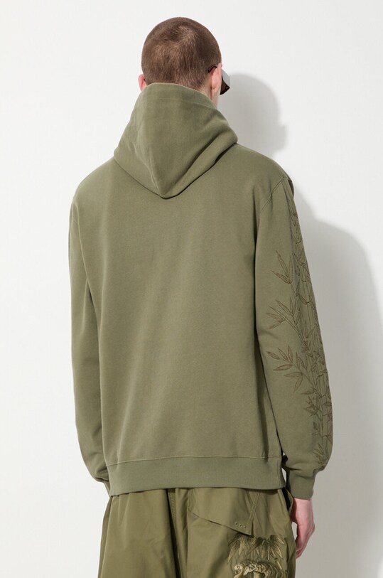 Ρούχα Βαμβακερή μπλούζα Maharishi Dragon Bamboo Hooded Sweat 5075.OLIVE πράσινο