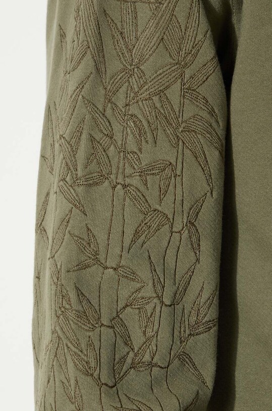 Βαμβακερή μπλούζα Maharishi Dragon Bamboo Hooded Sweat 5075.OLIVE