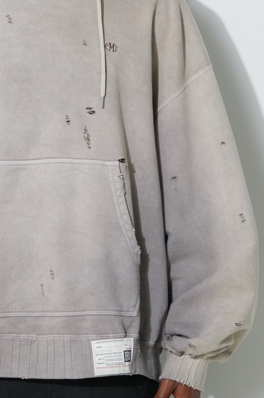 Maison MIHARA YASUHIRO cotton sweatshirt Sun Faded Hoodie A12HD541