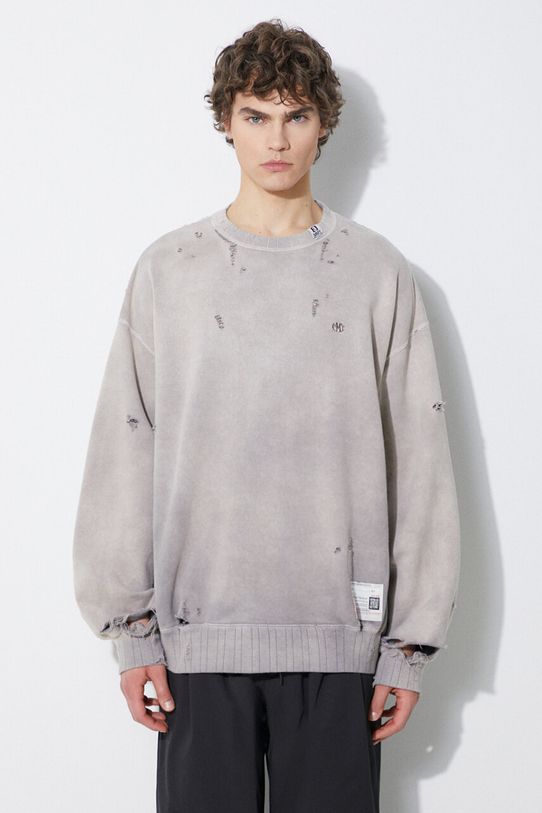 Maison MIHARA YASUHIRO bluza bawełniana Sun Faded bawełna beżowy A12PO542
