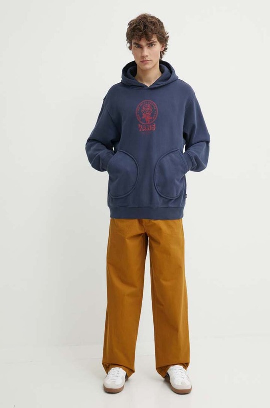 Vans hanorac de bumbac VN0008HBLKZ1 bleumarin SS24