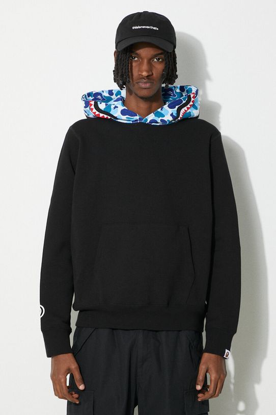 Βαμβακερή μπλούζα A Bathing Ape Abc Camo Shark Pullover Hoodie
